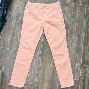 Chico's Platinum Light Pink Skinny Jeans